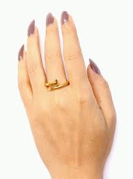 Nail Anti Tarnish Stackable Ring